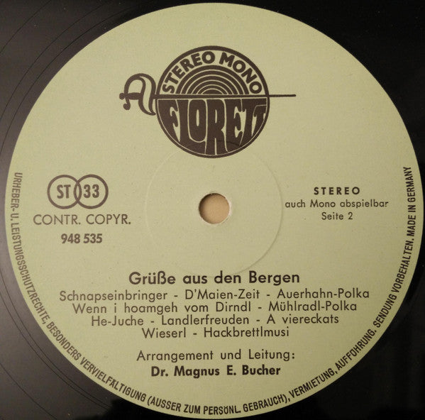 Unknown Artist : Grüsse Aus Den Bergen (LP)