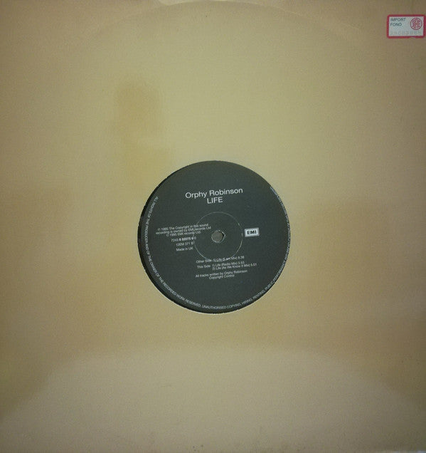 Orphy Robinson : Life (12")