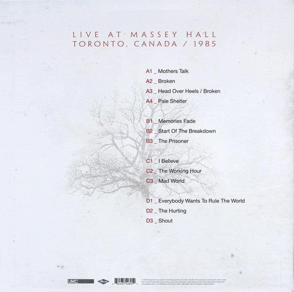 Tears For Fears : Live At Massey Hall Toronto, Canada / 1985 (2xLP, Album, RSD)