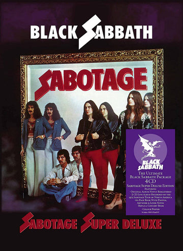 Black Sabbath : Sabotage Super Deluxe (CD, Album, RE, RM + 2xCD, Album + CD, Single + Box)