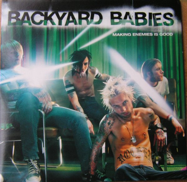 Backyard Babies : Making Enemies Is Good (LP, Album, Whi)