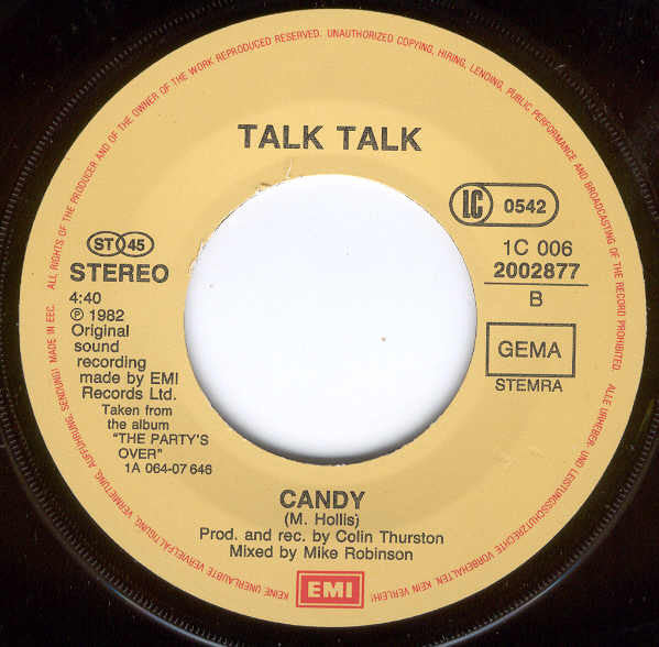 Talk Talk : Another Word (7", Single)