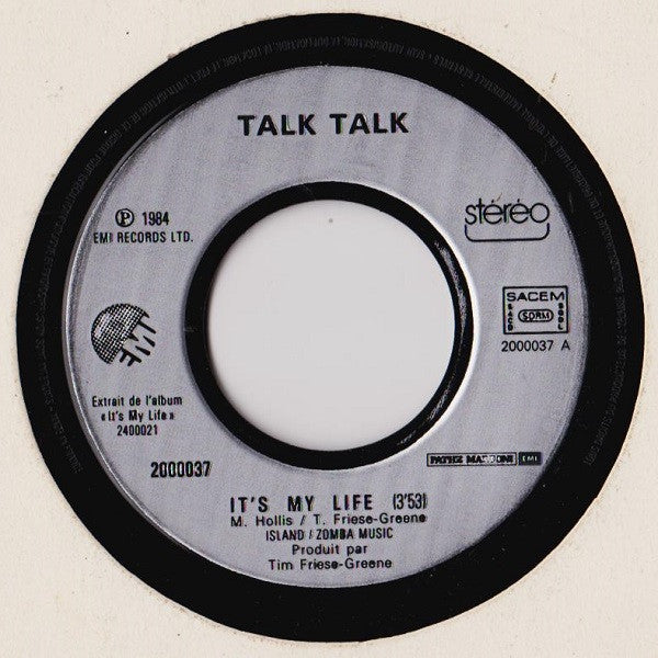 Talk Talk : It's My Life (7", Single)