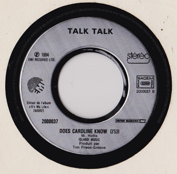 Talk Talk : It's My Life (7", Single)
