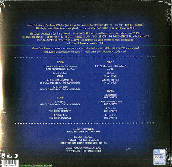 Various : Golden Gate Groove (The Sound Of Philadelphia Live in San Francisco 1973) (2xLP, Album, RSD, Ltd, RE)