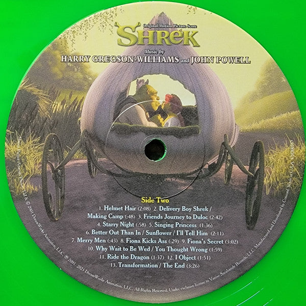 Harry Gregson-Williams and John Powell : Shrek (Original Motion Picture Score) (LP, Album, Ltd, RE, Gre)