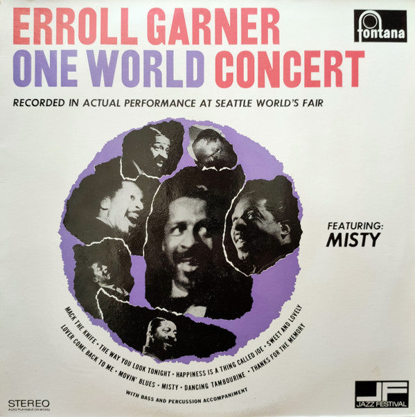 Erroll Garner : One World Concert (LP, RE)