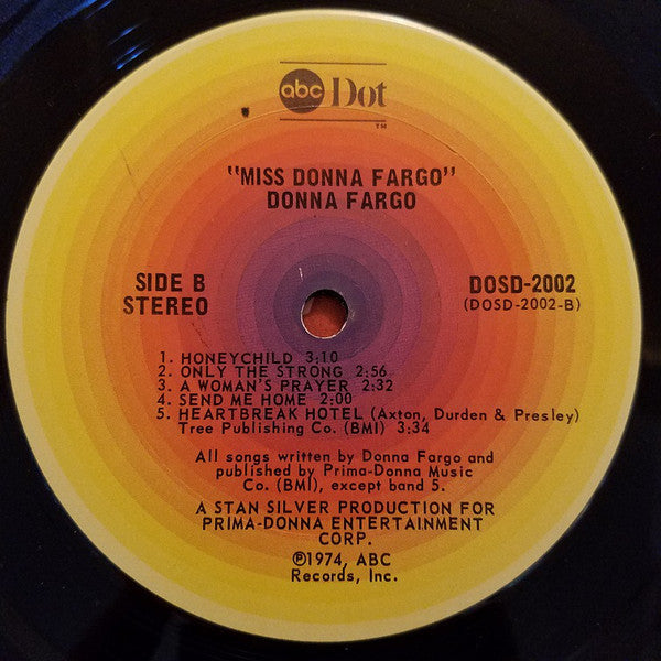 Donna Fargo : Miss Donna Fargo (LP, Album)