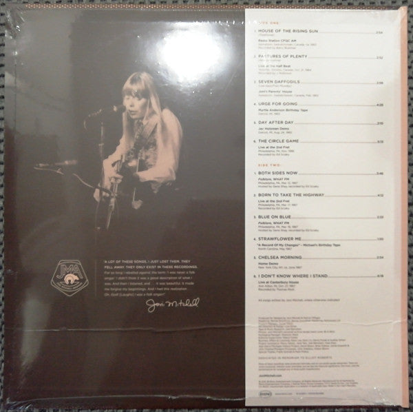 Joni Mitchell : Archives – Volume 1: The Early Years (1963-1967): Highlights (LP, RSD, Comp, Ltd, 180)