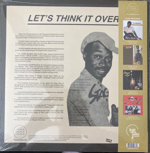 Pat Thomas (3) : Stage Two (LP, RSD, Ltd, RE)