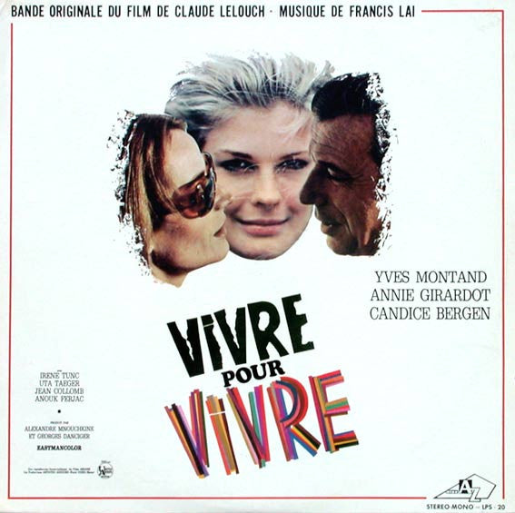 Francis Lai : Vivre Pour Vivre - Bande Originale Du Film (LP, Album, RE)