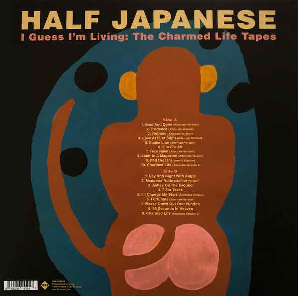 1/2 Japanese : I Guess I'm Living: The Charmed Life Tapes (LP, Album, Ltd, Yel)
