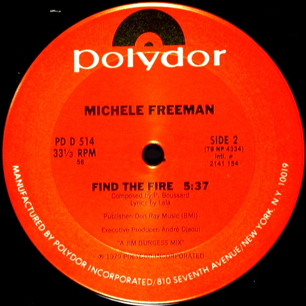 Michele Freeman : Tumble Heat (12")