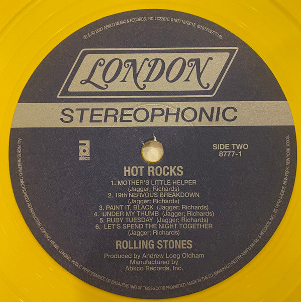 The Rolling Stones : Hot Rocks 1964-1971 (2xLP, RSD, Comp, Ltd, RE, Yel)