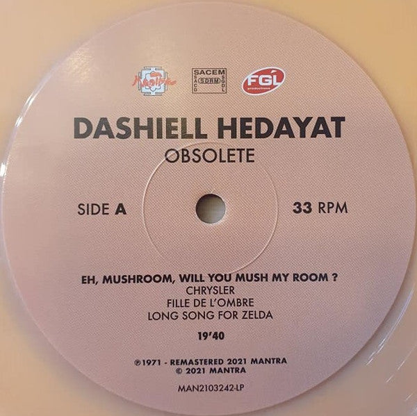 Dashiell Hedayat : Obsolete (LP, Album, RSD, Ltd, RE, RM, Sal)