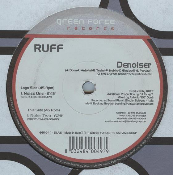 Ruff : Denoiser (12")