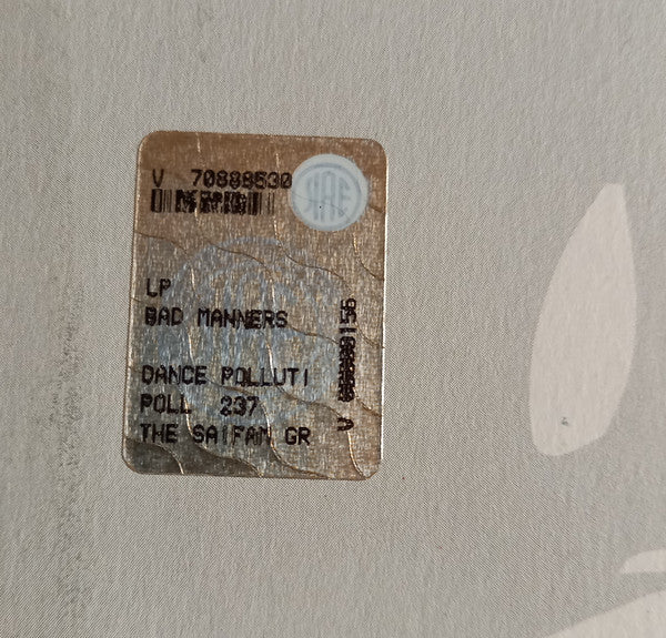 Builder : Bad Manners (12")