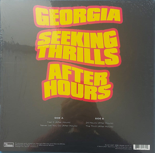 Georgia (25) : Seeking Thrills (After Hours) (12", EP, RSD, Yel)