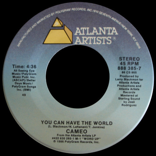 Cameo : Back And Forth (7", Single, 49 )
