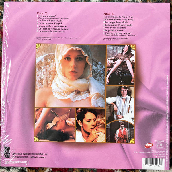 Francis Lai : Emmanuelle II - L'Anti Vierge (Original Soundtrack Recording) (LP, Album, Ltd, RM, Tra)