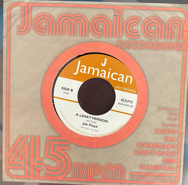 Jah Floyd : 20 Years Inna Leaky Boat (7", Single, Ltd, Num)
