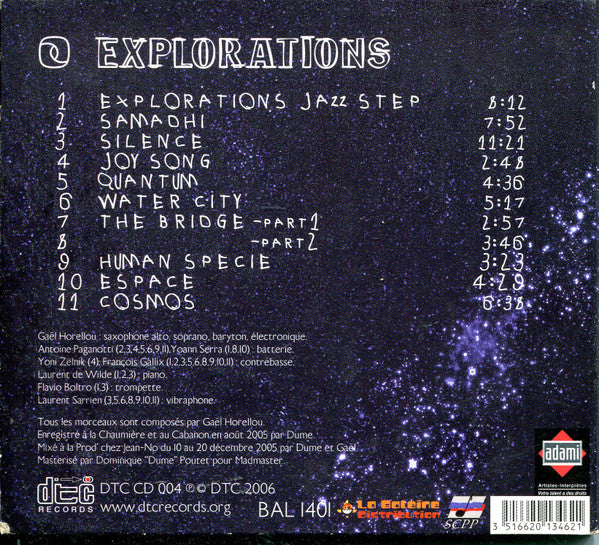 Gaël Horellou : Explorations (CD, Album)