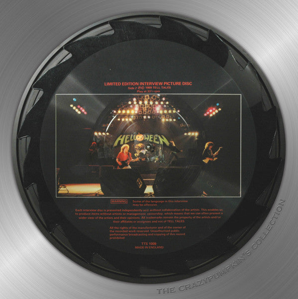 Helloween : Limited Edition Interview Picture Disc (12", Shape, Ltd, Pic, Unofficial, Saw)