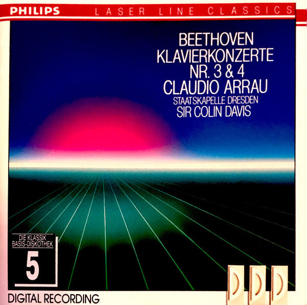 Ludwig van Beethoven - Claudio Arrau, Staatskapelle Dresden, Sir Colin Davis : Klavierkonzerte Nr. 3 & 4 (CD, Comp)