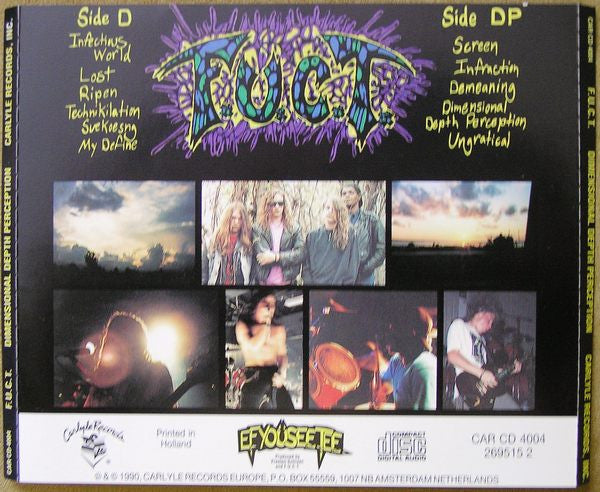 F.U.C.T. : Dimensional Depth Perception (CD, Album)