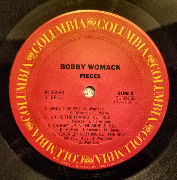 Bobby Womack : Pieces (LP, Album, Ter)