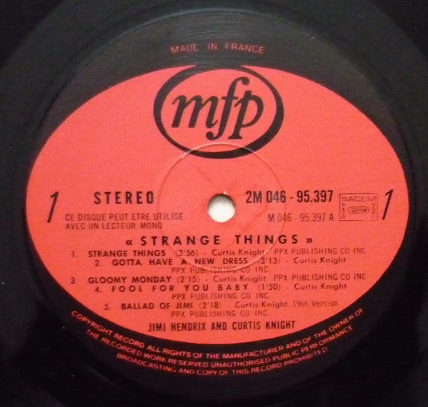 Jimi Hendrix & Curtis Knight : Strange Things (LP)