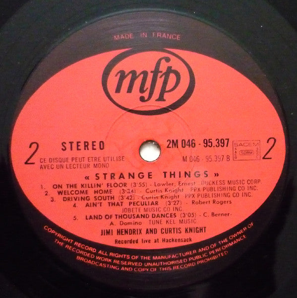 Jimi Hendrix & Curtis Knight : Strange Things (LP)
