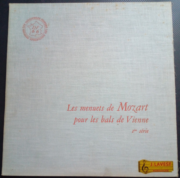 Wolfgang Amadeus Mozart - Orchestre Hewitt : Les Menuets De Mozart Pour Les Bals De Vienne (1ére Série) (10", Mono)