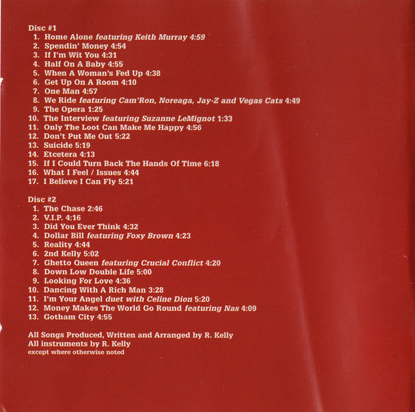 R. Kelly : R. (2xCD, Album)