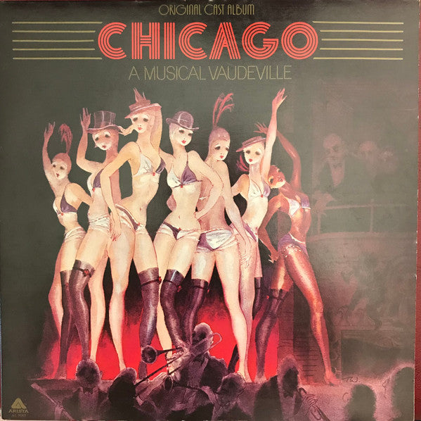 "Chicago" Original Broadway Cast, Gwen Verdon, Chita Rivera, Jerry Orbach : Chicago (A Musical Vaudeville) (LP, Album, PRC)