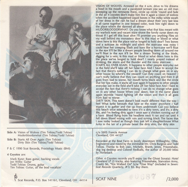 4 Coyotes : Float In The Eye (7", EP, Pic)