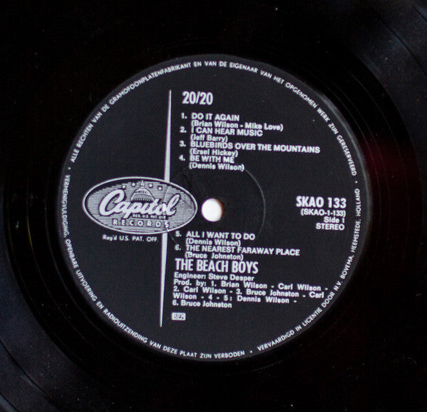 The Beach Boys : 20/20 (LP, Album)