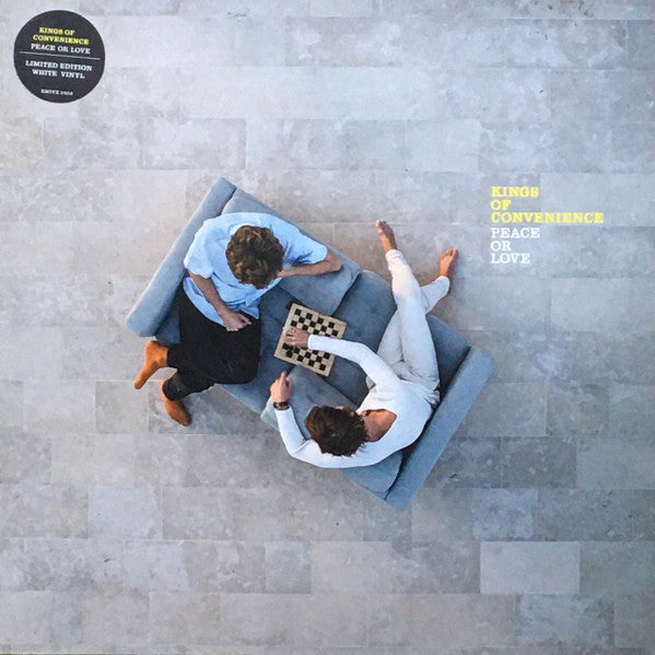 Kings Of Convenience : Peace Or Love (LP, Album, Ltd, Whi)