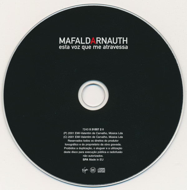 Mafalda Arnauth : Esta Voz Que Me Atravessa (CD, Album)