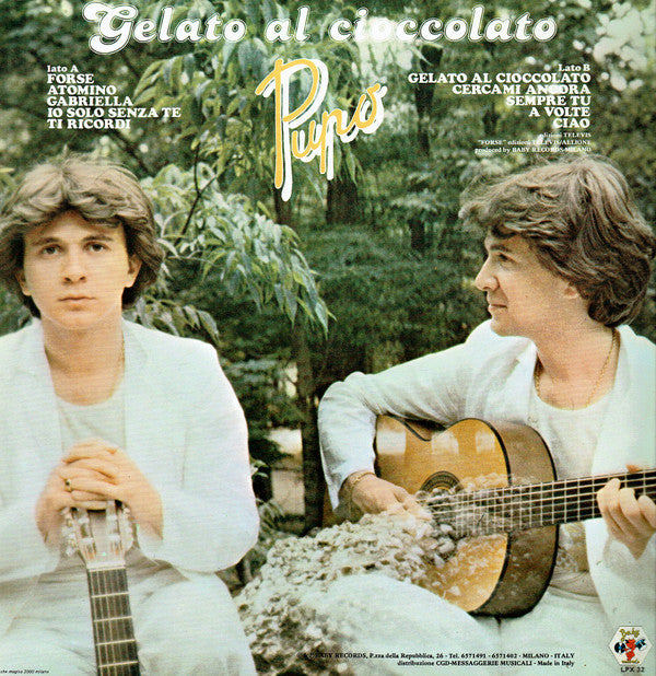 Pupo : Gelato Al Cioccolato (LP, Album)