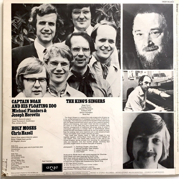 The King's Singers : Captain Noah And His Floating Zoo / Holy Moses (LP)