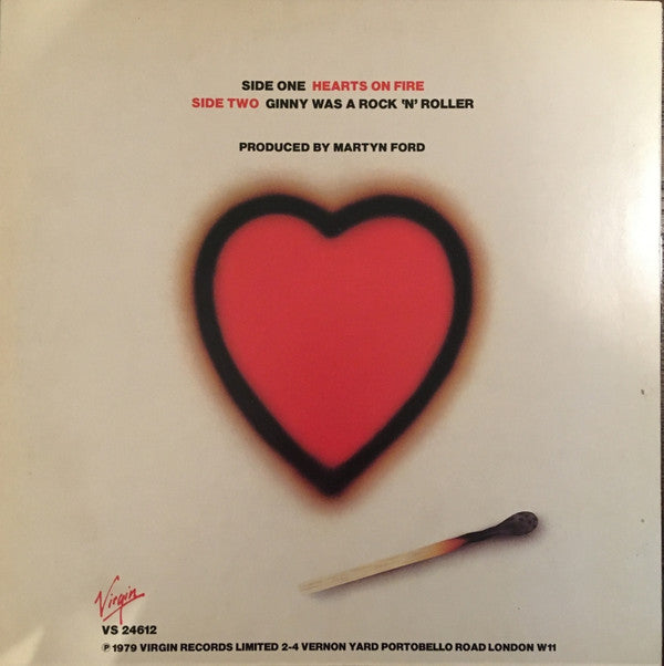 Phil Cordell : Hearts On Fire (12", Whi)