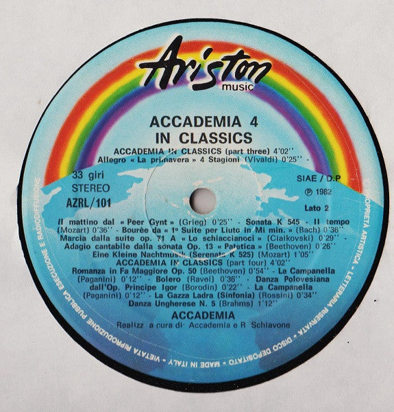Accademia : Accademia 4 In Classics (LP, MiniAlbum)