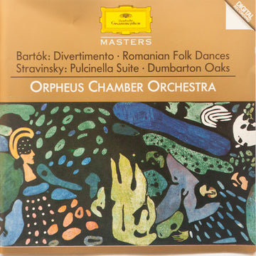 Béla Bartók, Igor Stravinsky - Orpheus Chamber Orchestra : Divertimento • Romanian Folk Dances • Dumbarton Oaks • Pulcinella Suite (CD, Comp, RM)