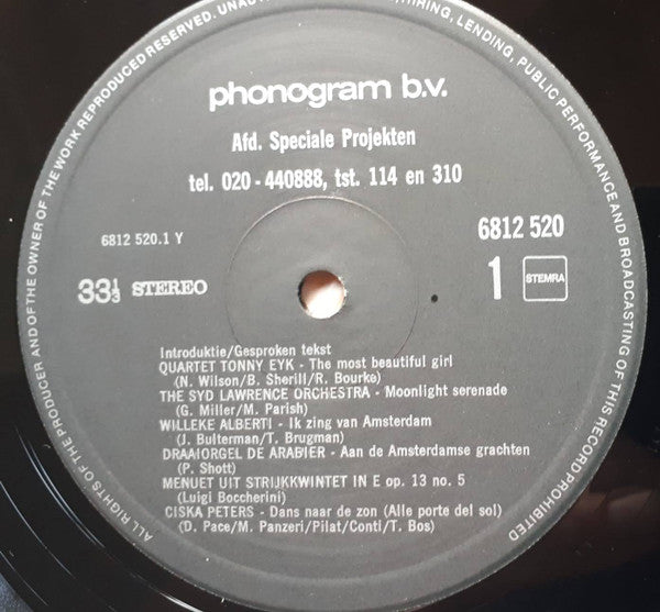 Various : 5G Phonogram *Succes voor 5 Gulden* (LP)