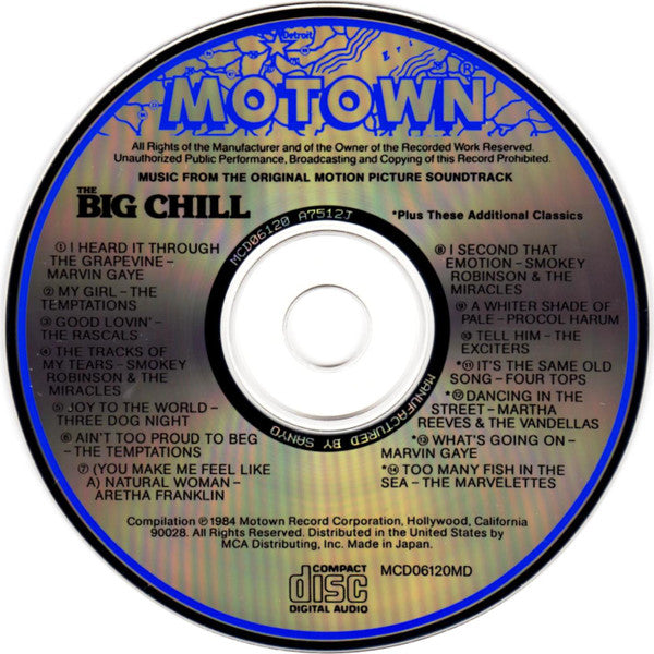 Various : (Original Motion Picture Soundtrack) The Big Chill (Plus Additional Classics From The Era) (CD, Comp)