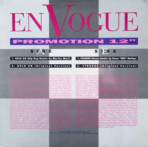 En Vogue : Hold On / Strange (Promotion 12") (12", Promo)