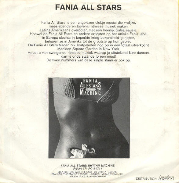 Fania All Stars : Ella Fue (She Was The One) (7", Single)