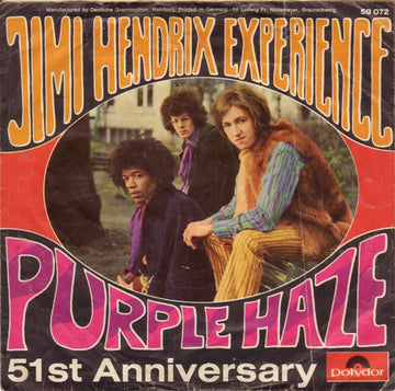 Jimi Hendrix Experience* : Purple Haze (7", Single, Mono)