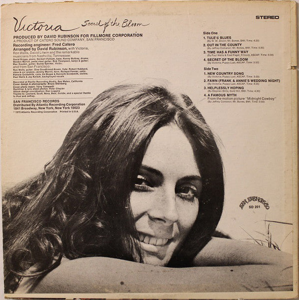 Victoria* : Secret Of The Bloom (LP, Album, Mon)